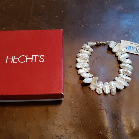 Vintage Super Funky Freshwater Peal Bracelet - Picture 1 of 2